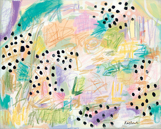 Kait Roberts KR368 - Put a Little Boogie in It - 16x12 Abstract, Contemporary, Polka Dots from Penny Lane