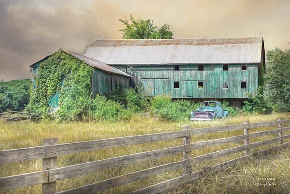 Lori Deiter LD1147 - Overgrown - Barn Fence, Field, Brush from Penny Lane Publishing