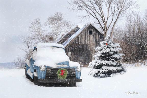 Lori Deiter LD1179 - Christmas on the Farm - Truck, Snow, Barn, Trees from Penny Lane Publishing
