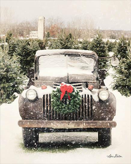 Lori Deiter LD1184 - Winter at the Tree Farm - Truck, Wreath, Christmas Tree Farm, Snow from Penny Lane Publishing