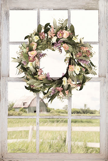 Lori Deiter LD1236 - Summer View - Wreath, Window, Farm, Flowers from Penny Lane Publishing