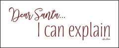 LD1490 - Dear Santa - I Can Explain - 20x8