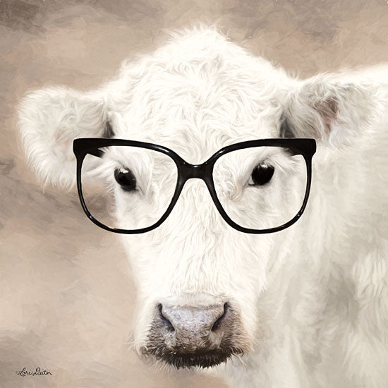 Lori Deiter LD1519 - See Clearly Cow - 12x12 Cow, Portrait, Selfie, Glasses, Humorous from Penny Lane