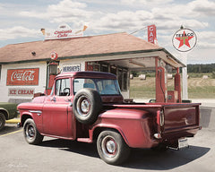 LD1658 - Rest Stop at Cruiser's Café    - 16x12