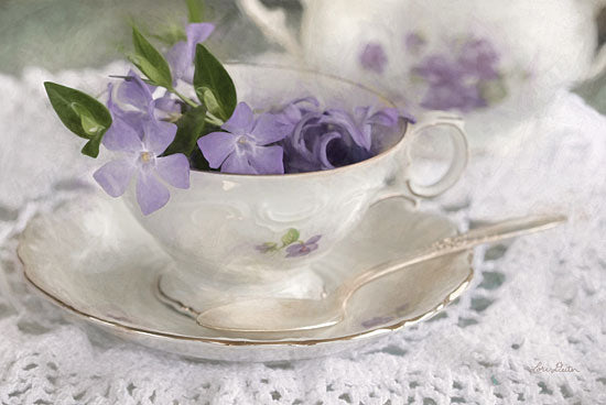Lori Deiter LD1807 - LD1807 - Violet Teacup II - 18x12 Photography, Violets, Teacup from Penny Lane