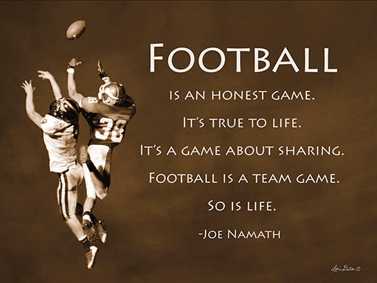 Lori Deiter LD248 - Honest Game  Football, Football Players, Joe Namath, Sepia from Penny Lane