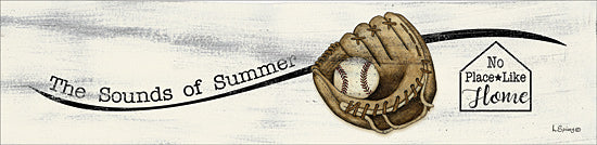 Linda Spivey LS1767 - LS1767 - Baseball - Summer - 18x4 Summer, Season, Baseball, Glove, No Place Like Home, Sports from Penny Lane