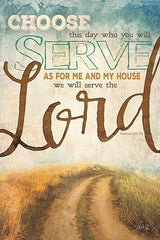 MA1182 - Serve the Lord - 12x18