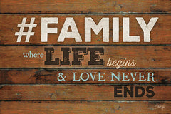 MA1198 - #FAMILY - Where Life Begins - 18x12