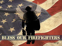MA191 - Bless Our Firefighters - 16x12