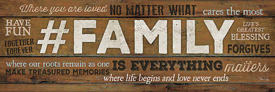 Marla Rae MA2003 - #FAMILY is Everything  - Hashtag, Family, Typography, Signs from Penny Lane Publishing
