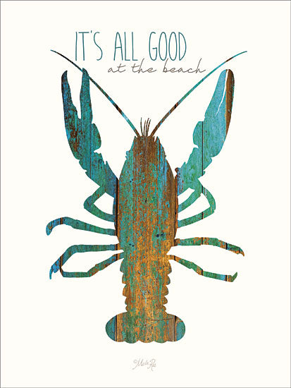 Marla Rae MA2286 - It's All Good at the Beach - Lobster, Typography, Inspirational from Penny Lane Publishing