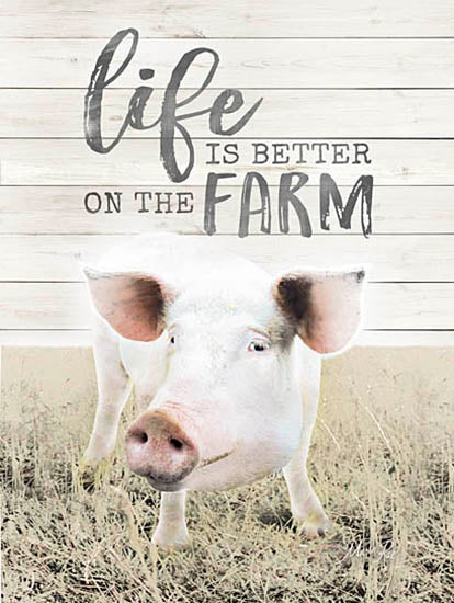Marla Rae MA2360GP - Life is Better on the Farm Pig - Farm, Pig from Penny Lane Publishing