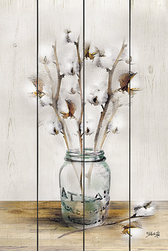 Marla Rae MA2446 - Cotton Stems - Cotton, Jar, Decorative, Nature from Penny Lane Publishing