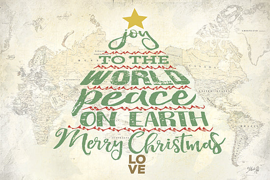 Marla Rae MA2454GP - Joy to the World - Christmas, Tree, Sign, Inspirational from Penny Lane Publishing