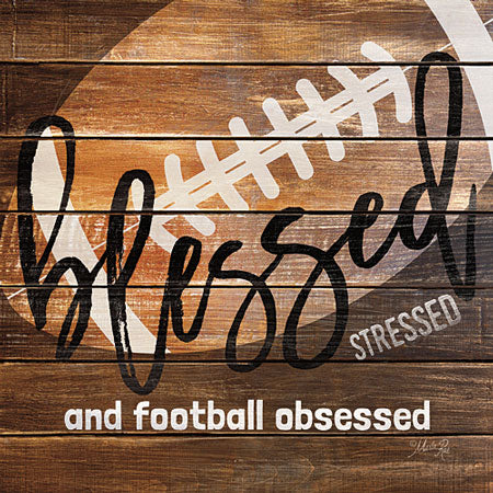 Marla Rae MA2473 - Football Obsessed - Sports, Masculine, Football, Signs, Inspirational, Children, Sports from Penny Lane Publishing