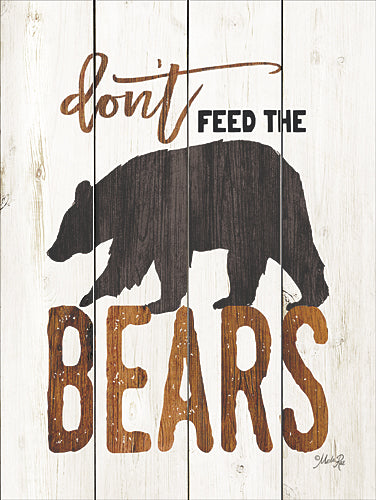 Marla Rae MA2480 - Don't Feed the Bears - Lodge, Bear, Camping, Signs, Animals, Humor, Lake, Lodge from Penny Lane Publishing