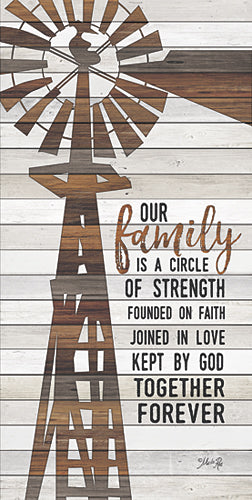 Marla Rae MA2521A - Family Circle Windmill - Inspirational, Wood Planks, Farm, Windmill from Penny Lane Publishing