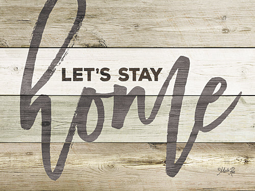 Marla Rae MA2576 - Let's Stay Home - Inspirational, Wood Planks, Home from Penny Lane Publishing