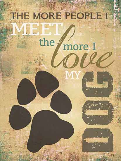 Marla Rae MA631 - People vs Dogs - Dog, Paw Print, Signs from Penny Lane Publishing