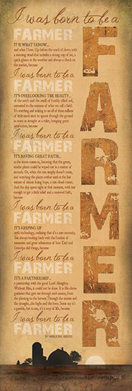 Marla Rae MA706 - Born to be a Farmer - Farmer, Farm, Barn, Inspiring from Penny Lane Publishing