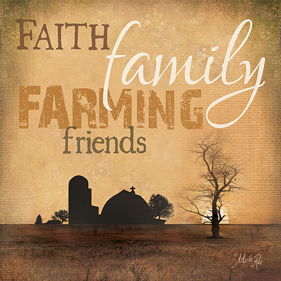 Marla Rae MA719 - Farming - Faith, Family, Farm, Barn from Penny Lane Publishing
