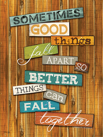 Marla Rae MA905 - Better Things - Good Things, Motivating, Wood Planks, Signs from Penny Lane Publishing