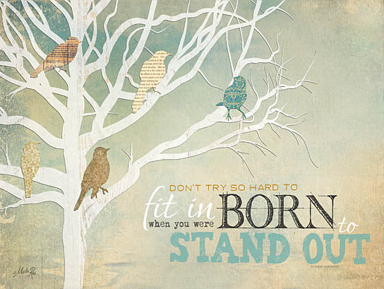 Marla Rae MA920 - Born to Stand Out - Stand Out, Birds, Tree from Penny Lane Publishing