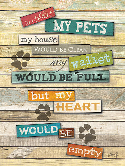 Marla Rae MA967A- My Pets - Pets, Paw Prints, Heart from Penny Lane Publishing