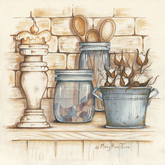 MARY525 - Jars and Wooden Spoons - 12x12