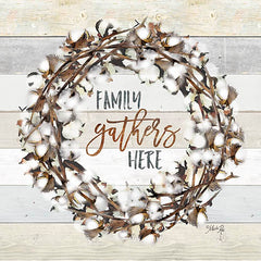 MAZ5001GP - Family Gather Here Cotton Wreath