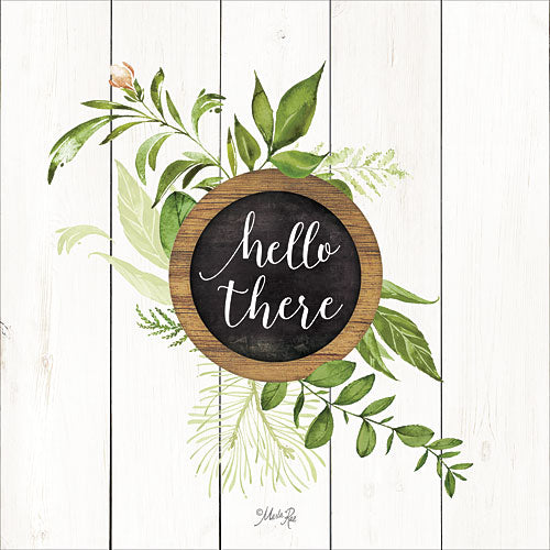 Marla Rae MAZ5063 - Hello There Greenery - Typography, Leaves, Inspirational from Penny Lane Publishing