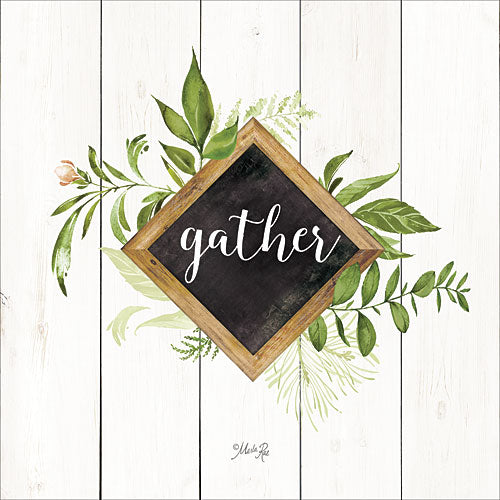 Marla Rae MAZ5065 - Gather Greenery - Typography, Leaves, Inspirational from Penny Lane Publishing