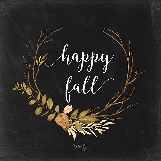 Marla Rae MAZ5083 - Happy Fall  - Wreath, Autumn, Sprigs from Penny Lane Publishing