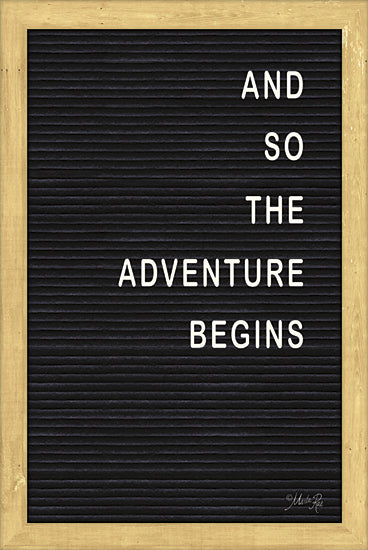 Marla Rae MAZ5090GP - Adventure Begins Felt Board - Felt Board, Typography, Adventure from Penny Lane Publishing