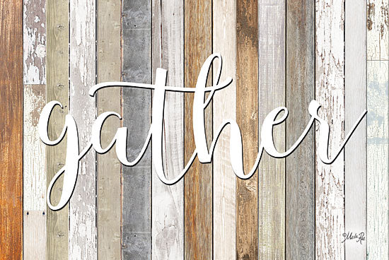 Marla Rae MAZ5193GP - Gather - Gather, Wood Planks Signs from Penny Lane Publishing