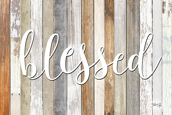 Marla Rae MAZ5195- Blessed - Blessed, Wood Planks, Signs from Penny Lane Publishing
