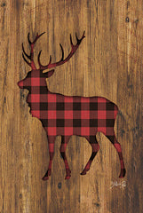 MAZ5198GP - Buffalo Plaid Deer