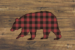 MAZ5200 - Buffalo Plaid Bear - 18x12