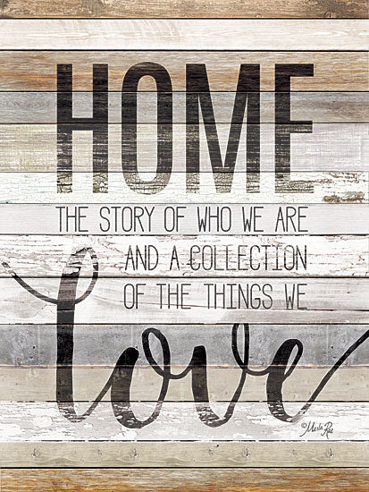 Marla Rae MAZ5205 - Home Story - Home, Love, Typography, Wood Planks from Penny Lane Publishing