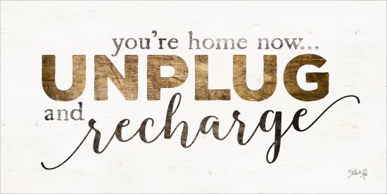 Marla Rae MAZ5209GP - Unplug and Recharge - Unplug, Recharge, Neutral, Sign from Penny Lane Publishing