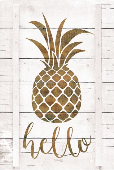 Marla Rae MAZ5210GP - Hello Pineapple - Hello, Pineapple, Wood Planks from Penny Lane Publishing