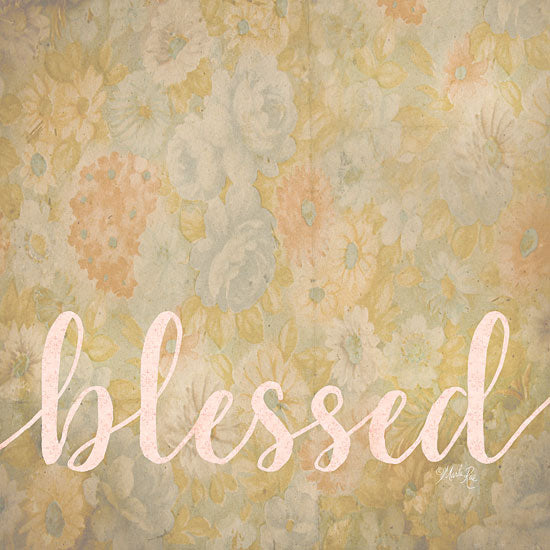 Marla Rae MAZ5499 - MAZ5499 - Blessed - 12x12 Blessed, Calligraphy, Signs from Penny Lane