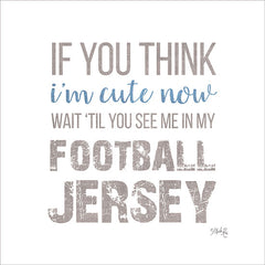 MAZ5508 - Cute in My Football Jersey - 12x12