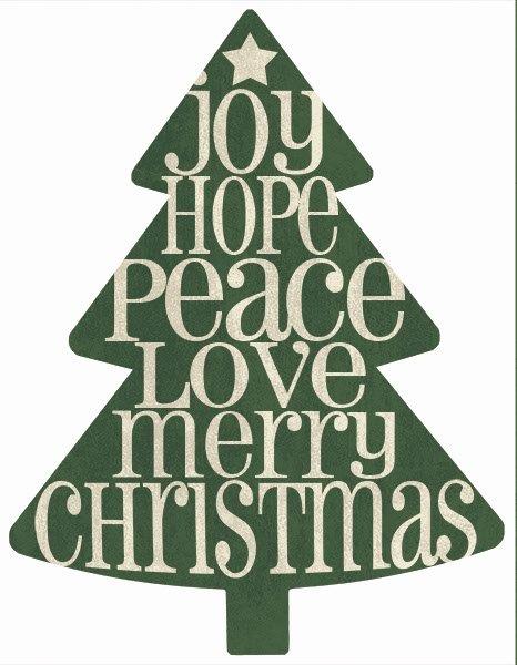 Misty Michelle MMD383TREE - MMD383TREE - Joy, Hope, Peace  - 14x18 Signs, Christmas Tree, Joy Hope Peace, Merry Christmas, Wood Planks, Typography from Penny Lane