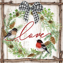 MOL1986 - Love Pinecone Wreath - 12x12