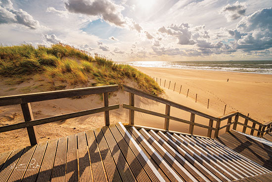 Martin Podt MPP491 - Man Versus Nature - 18x12 Boardwalk, Beach, Coast, Seashore, Nautical from Penny Lane