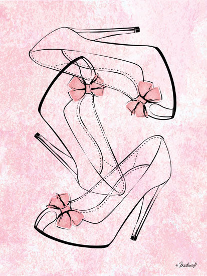 Martina Pavlova PAV179 - PAV179 - Pink Heels Trio - 12x16 Abstract, Fashion, Shoes from Penny Lane