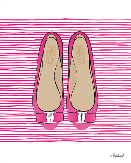 Martina Pavlova PAV185 - PAV185 - Pink Ferragamo Shoes - 12x16 Abstract, Fashion, Shoes from Penny Lane