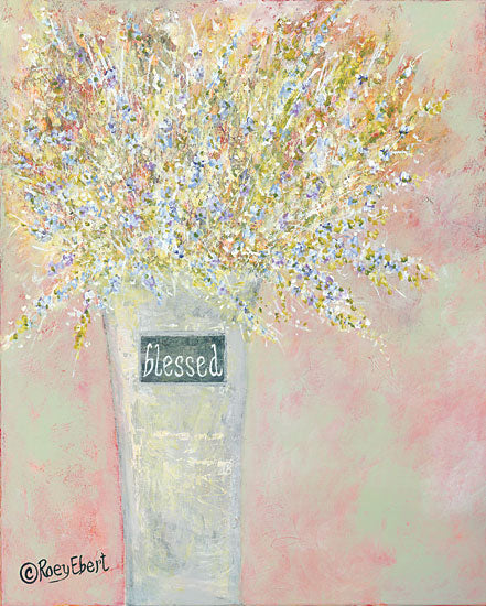 Roey Ebert REAR235 - Blessed Abstract, Flowers, Vase, Blessed from Penny Lane